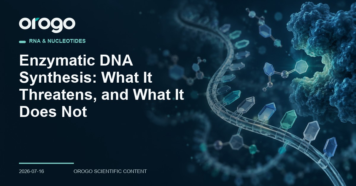 Enzymatic DNA Synthesis: What It Threatens, and What It Does Not article cover